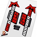 Mountain Bicycle Fork Decal Stickers for Marzocchi Bomber 58